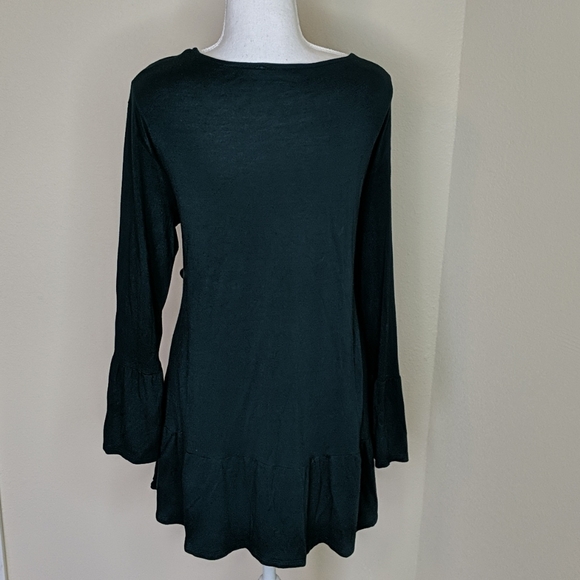 Emerald Brand Dark Green Tunic Top 2X - Picture 2 of 12